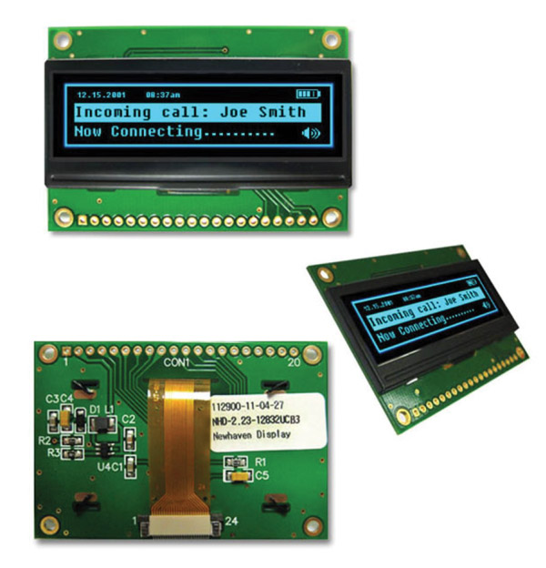 Character and graphic type OLED displays Character and graphic type OLED displays